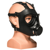 Master Series BDSM Play Inhaler Gas Mask With Bottle Bondage Hoods